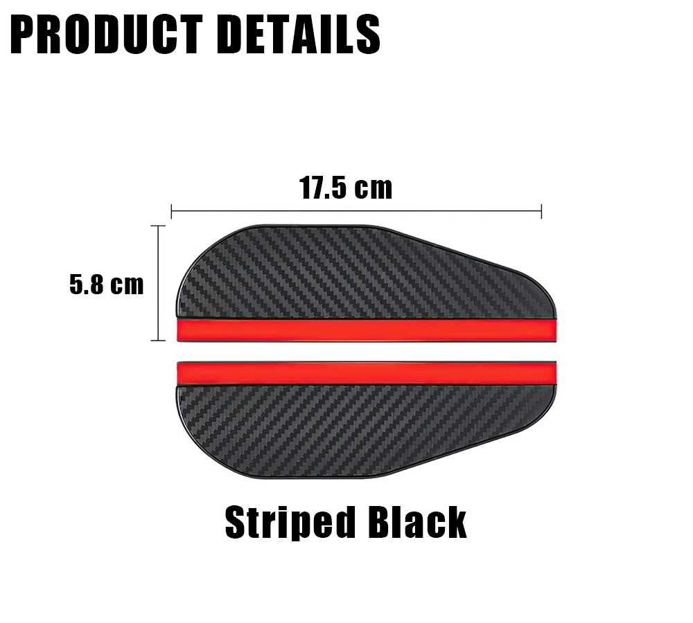 

Для haval-m6 автомобиль 2 шт. углеродное волокно солнцезащитный козырек крышка автомобильное зеркало заднего вида защита от дождя для бровей Clear Vision