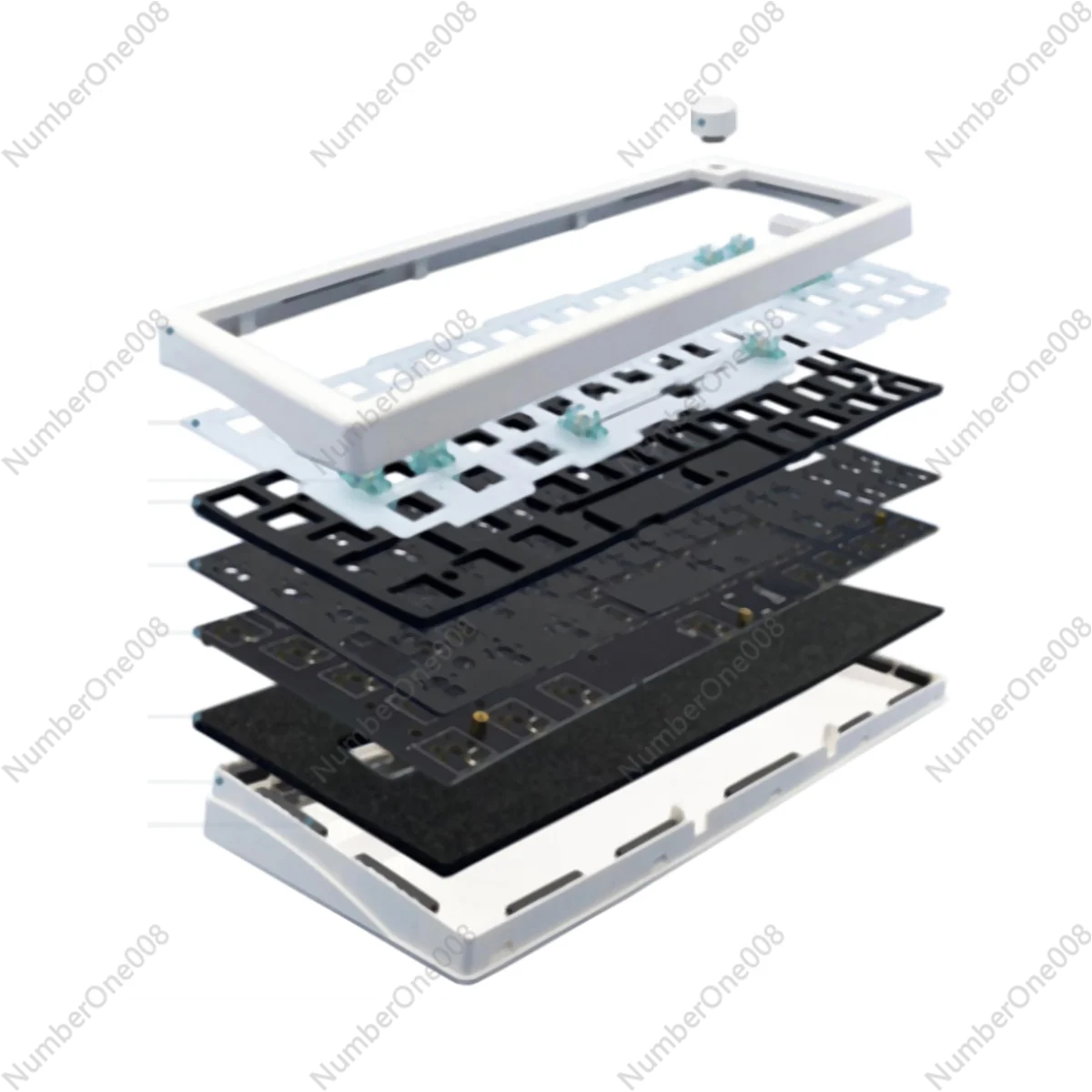 GMK67 Механическая клавиатура с возможностью горячей замены комплект прокладок