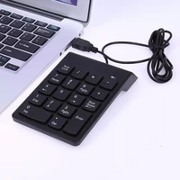 transparent lettering keys double injection new usb mini 18 keys pad numeric number keypad keyboard for laptop note