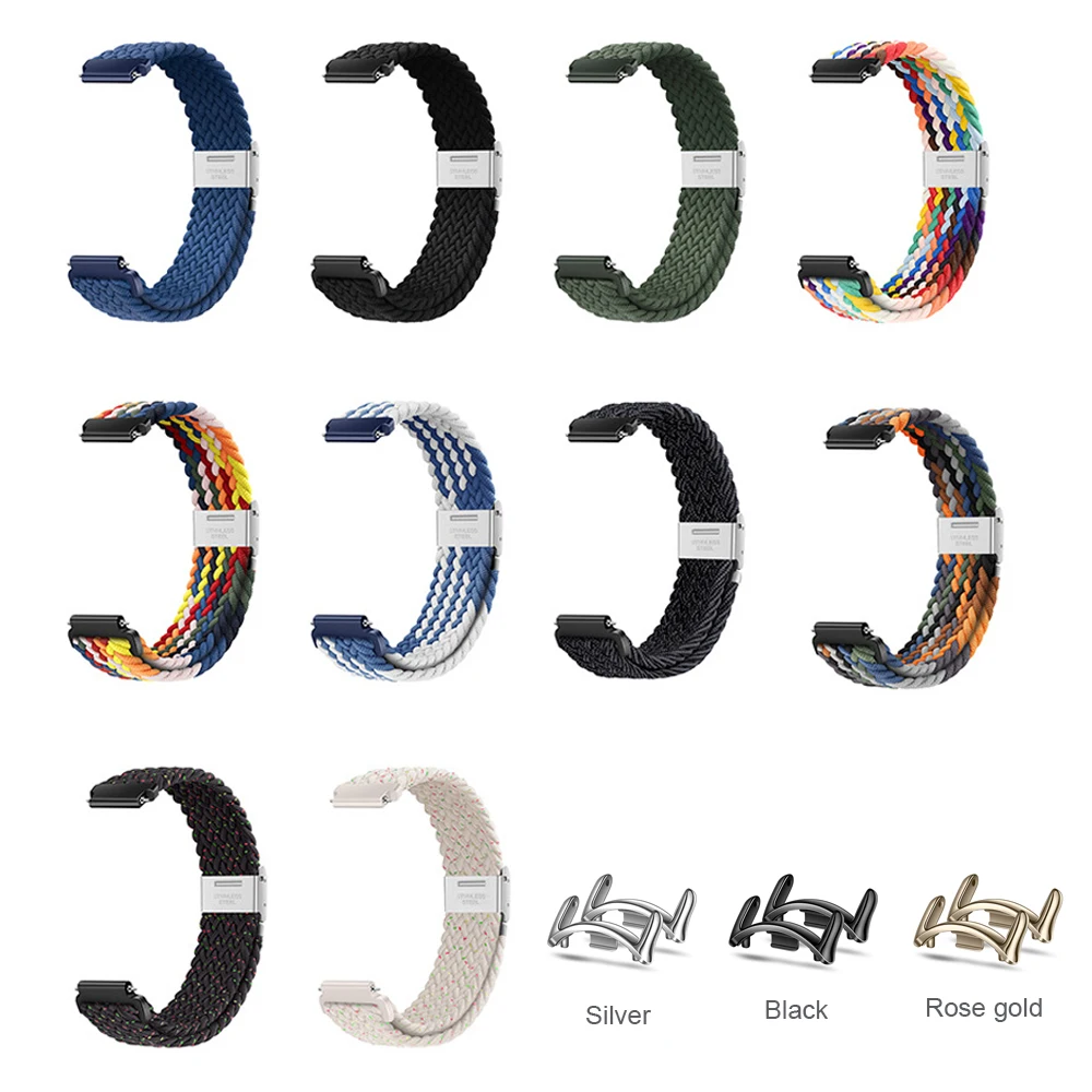 Solo Loop Strap For Xiaomi Mi Band 8 Elastic Braided Nylon Adjustable Watchband Correa Bracelet For miband 8 miband8 Accessories