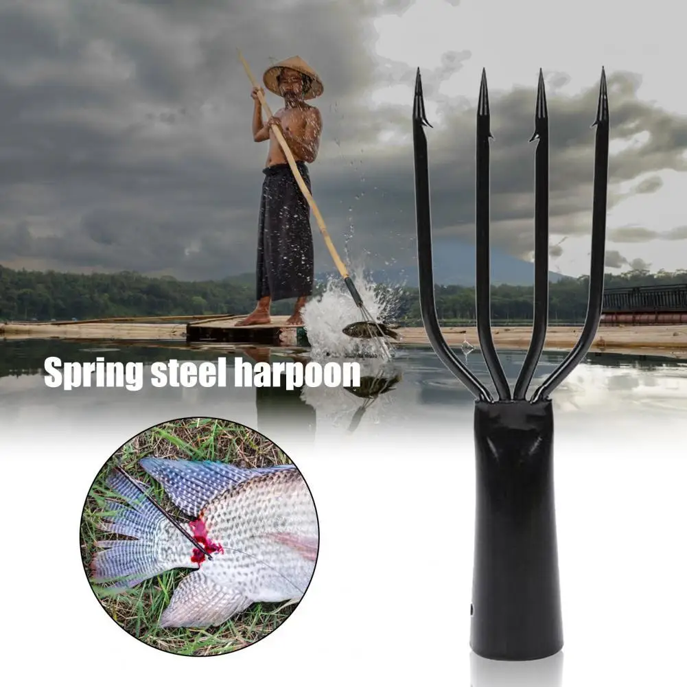 

Durable Fish Spear Gaff Solid Compact Fishing Harpoon High Strength Fish Spear Gaff Fishing Supplies Fish Spear