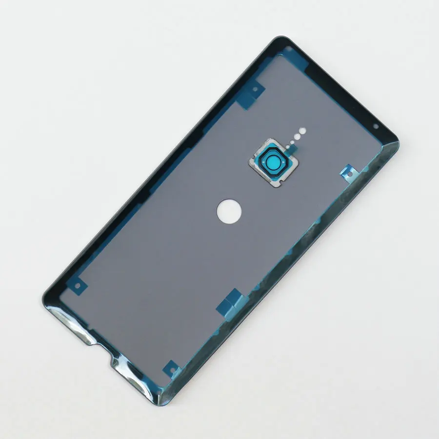Задняя крышка для Sony Xperia XZ3 H8416 H9436 H9493, запасная задняя крышка  батарейного отсека телефона + объектив камеры с логотипом