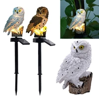 solar owl solar lighting for the garden decoration outdoor waterproof christmas lights outdoor solar lamp post