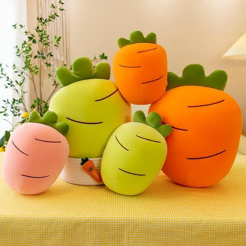 

Симпатичная мягкая плюшевая морковка, игрушечные подушки, красочная подушка, креативная детская подушка, подарок на день рождения, Рождест...