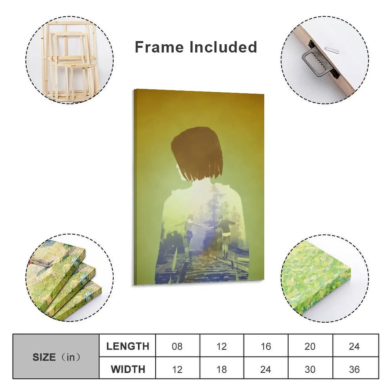 Life is Strange Max Caulfield коллаж вырез холст картина украшения для дома украшение спальни