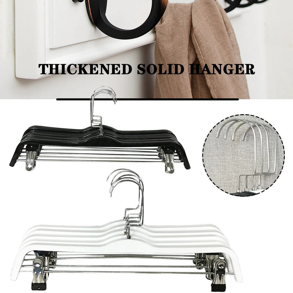 

10 шт. вешалки для одежды с 2 зажимами сушилка для брюк Высокое качество для балкона спальни шкафа органайзер для одежды камень нескользящий