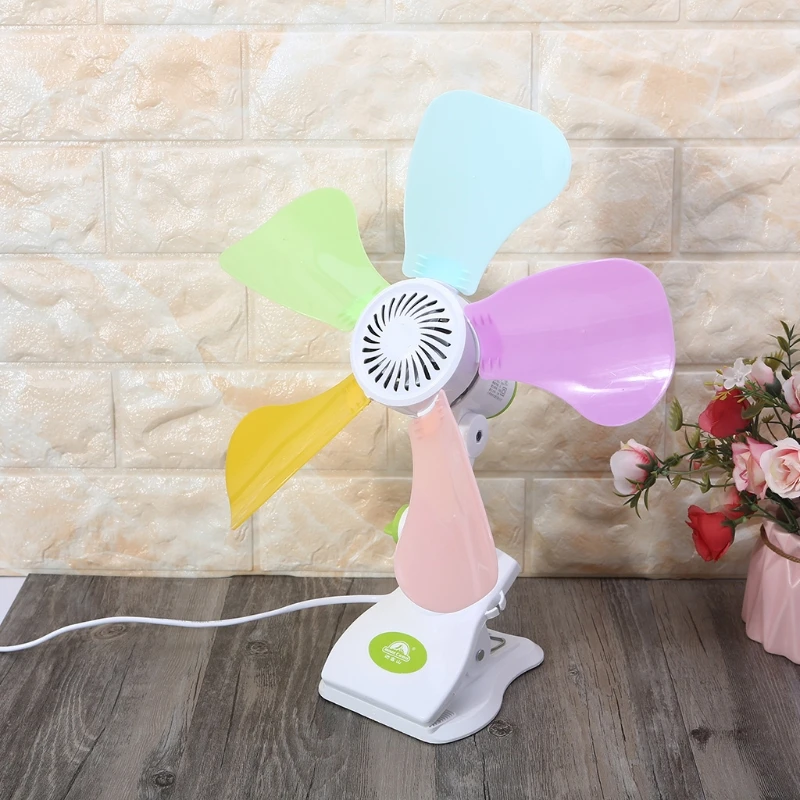 Тихий вентилятор с клипсой 220 В переменного тока штепсельная вилка стандарта США