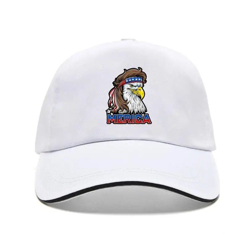 

Black Eagle Mullet Merica Bill Hats Men 4Th Of July American Flag Usa Cotton Printing Baseball Caps