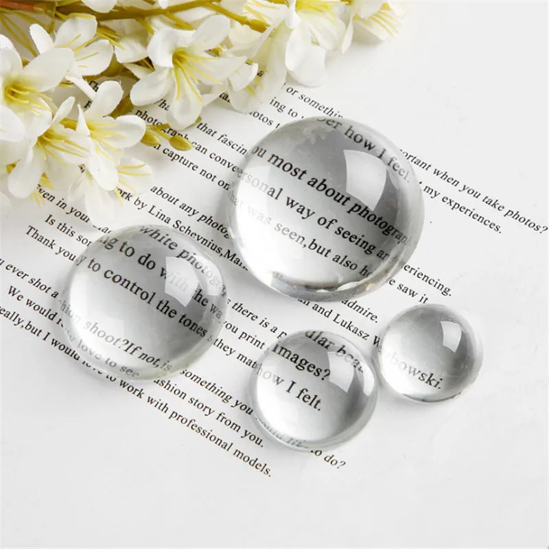 

100Pcs 10/12/14/16/18/20/25mm Clear Glass Round Cabochons Transparent Dome Game Chess pieces for Board Games DIY Accessories