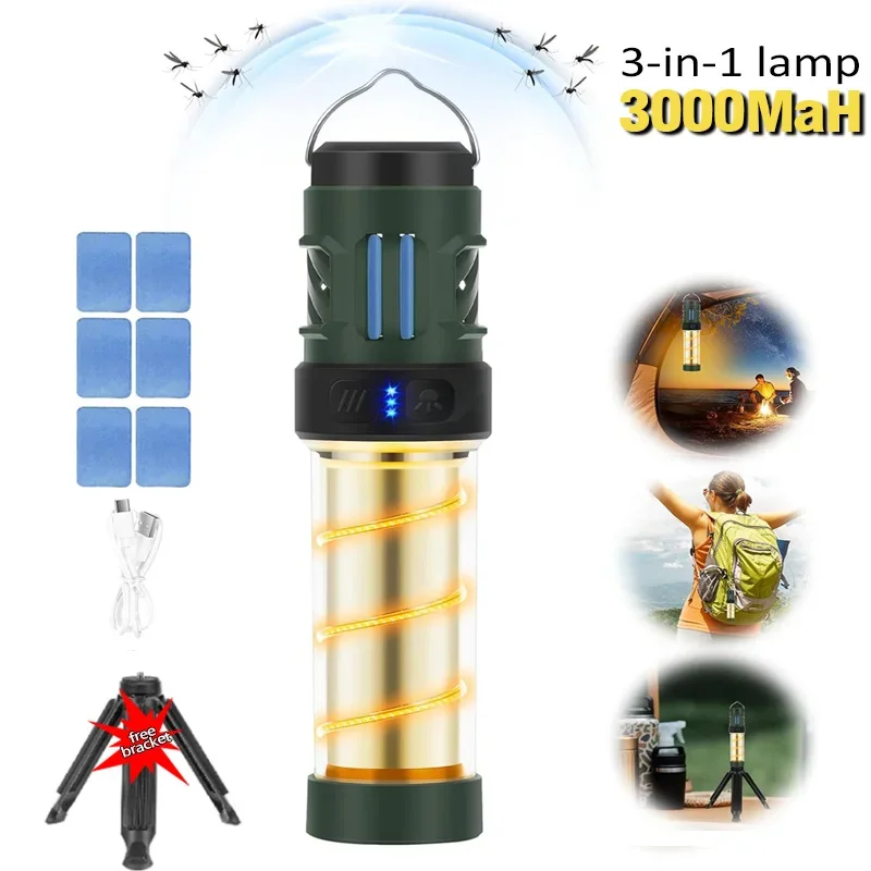 elska lampa kempingowa XIWANGFIRE przenośna magnetyczna Fonaire z akumulatorem USB do aktywności na świeżym powietrzu