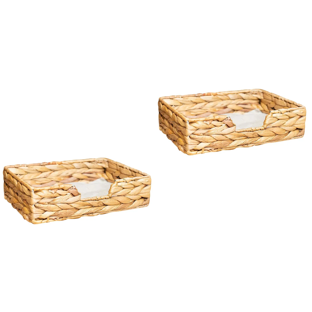 

Лоток для хранения, корзина, коробка, Плетеный органайзер для макияжа, держатель для полотенец, органайзер для бумажных салфеток, настольны...