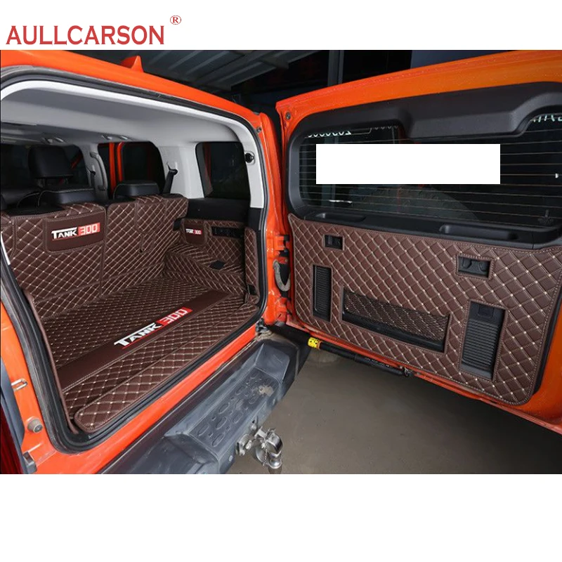 

Кожаные прочные коврики для багажника для GWM Tank 300 2023 2024
