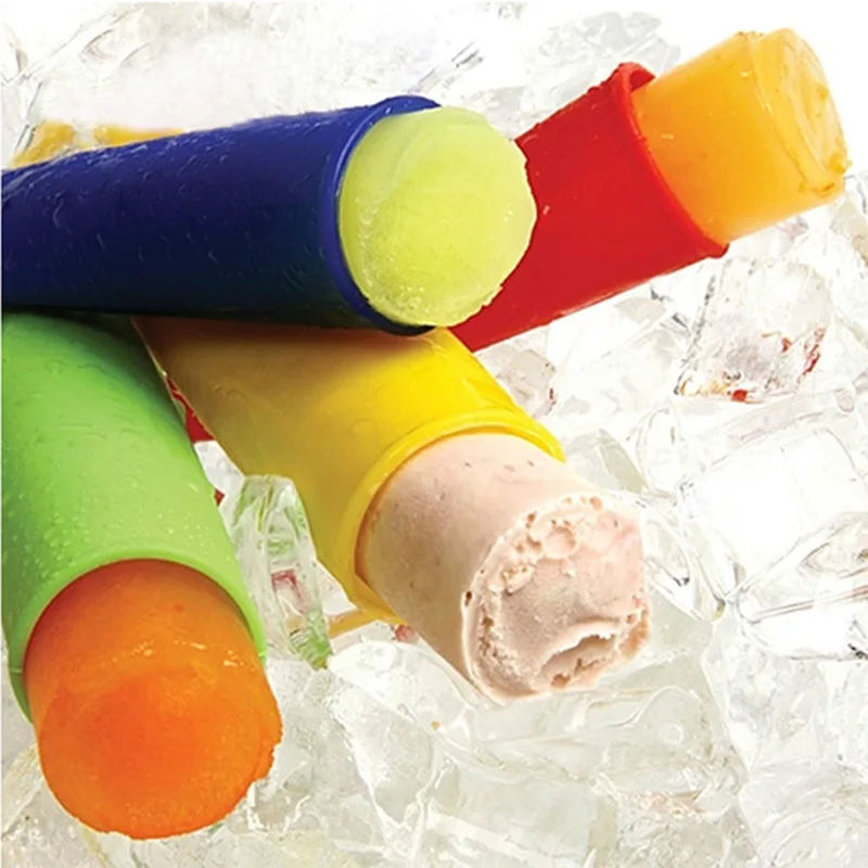 

6PCS/set Summer Creative DIY Silicone Popsicle Makers Handheld Popsicle Mold Ice Cream Popsicle Mould Kitchen Gadgets