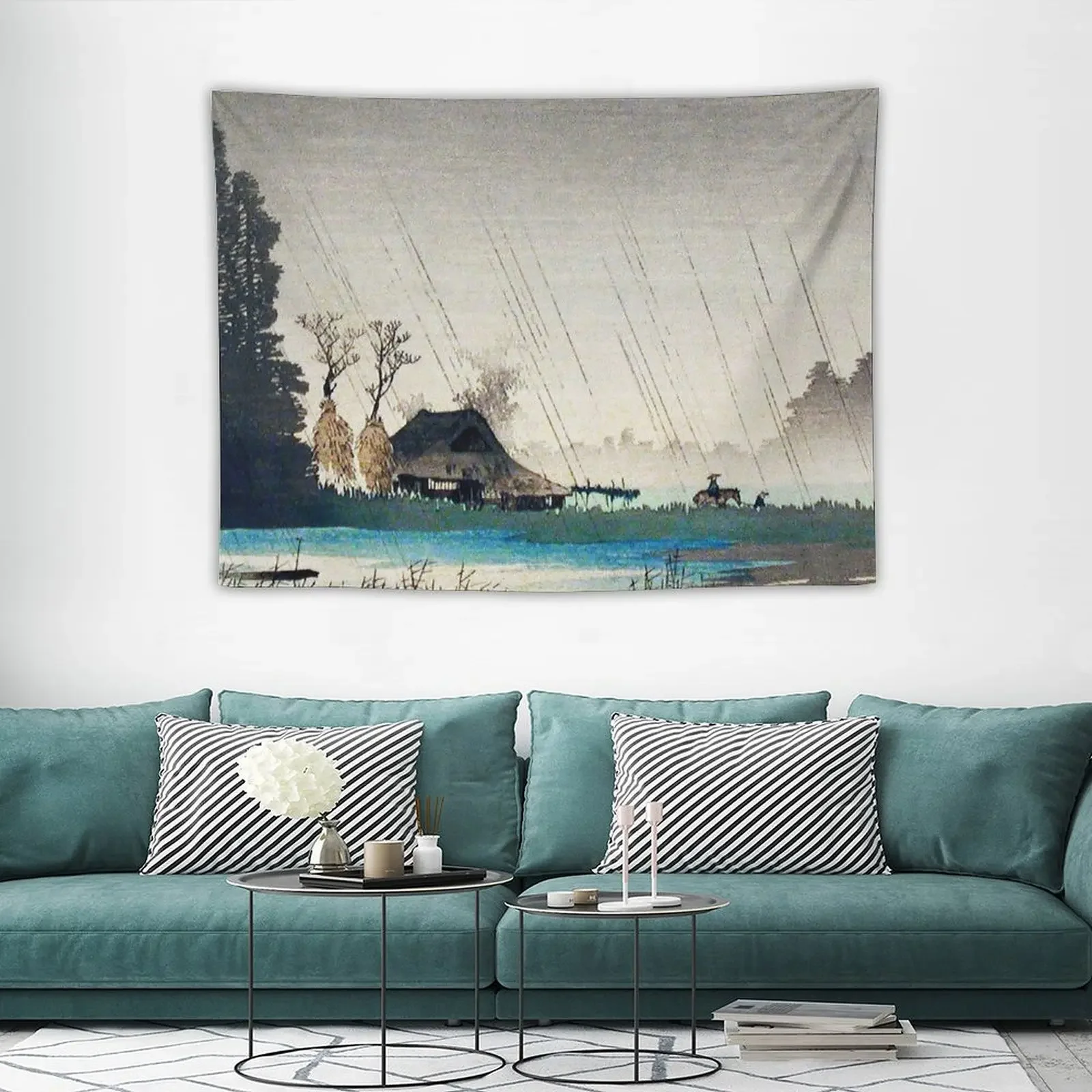 Гобелен &quotДождь на Игусу&quot Хироки Такахаши