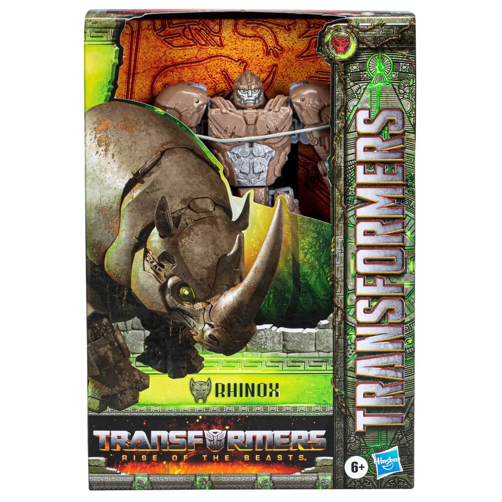 В наличии Hasbro Transformers Movie 7 Rise of The Beasts Voyager Rhinox фигурки героев модель коллекция