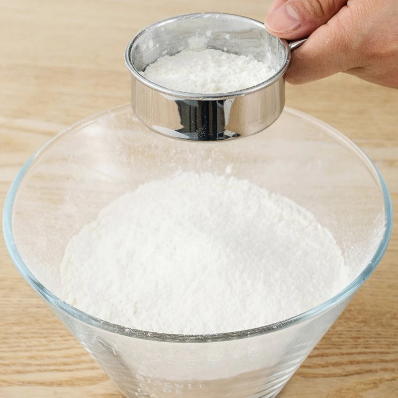 1 шт. сито для муки из нержавеющей стали экран мытья выпечки сахарный порошок сока