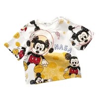 disney mickey design kids baby summer t shirt cartoon mickey tops childrens casual clothing cotton t shirt for girls clothes