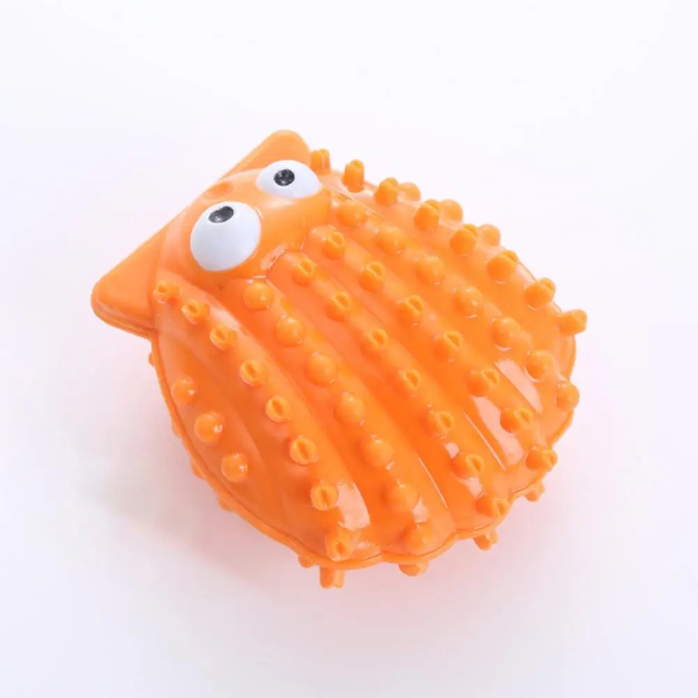 

Dog Squeaky Toy Useful TPR Easy to Clean Cartoon Animal Shapes Pet Dog Teeth Grinding Toy for Home Pet Molar Toy Dog Chew Toy