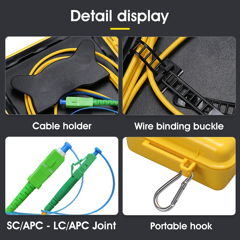 SC/APC-LC/APC OTDR уничтожитель мертвых зон волоконно-оптические кольца