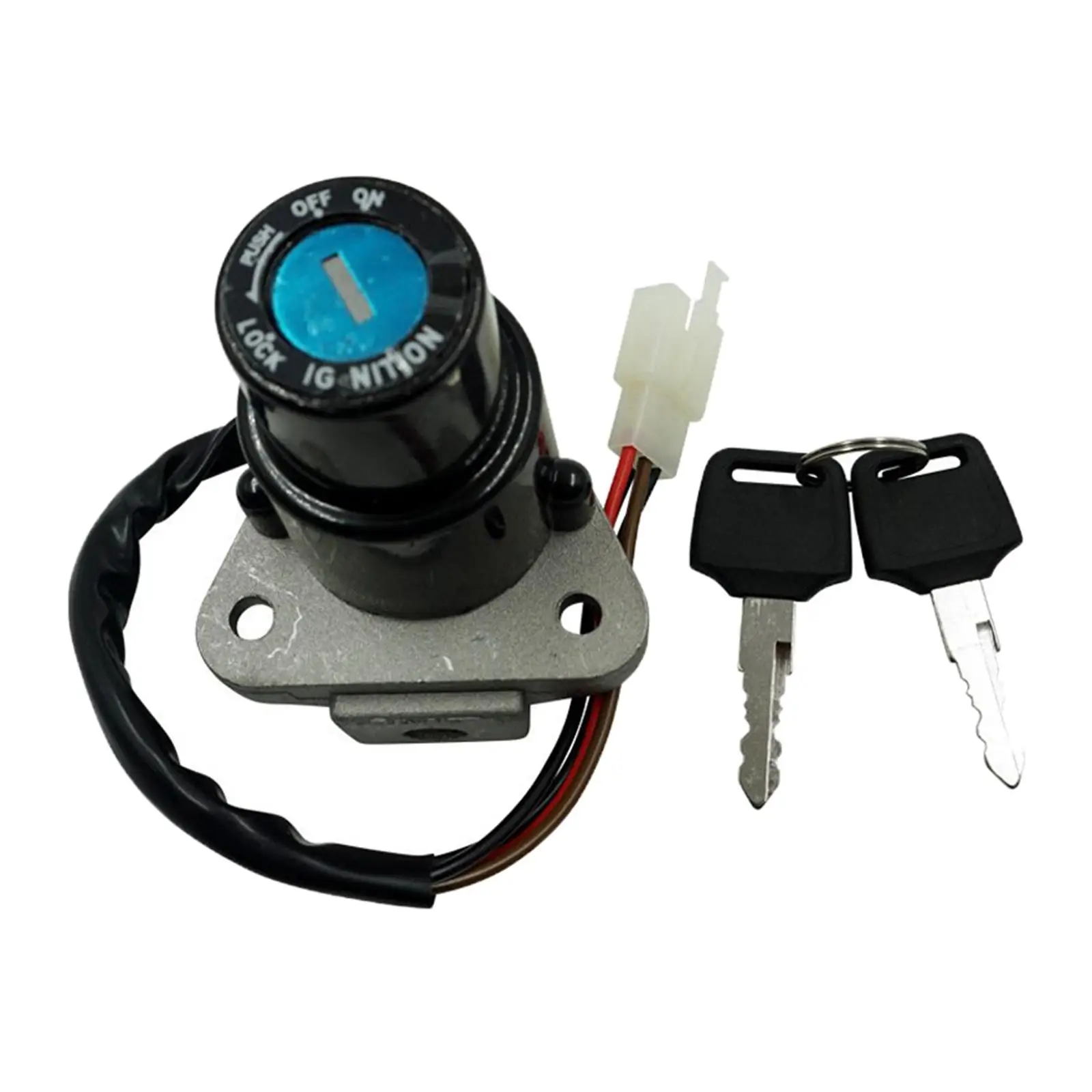 

Motorbike Ignition Switch Key Replacement Electric Door Lock Fit for Yamaha DT125 TW200 TW225 XT225 DT200