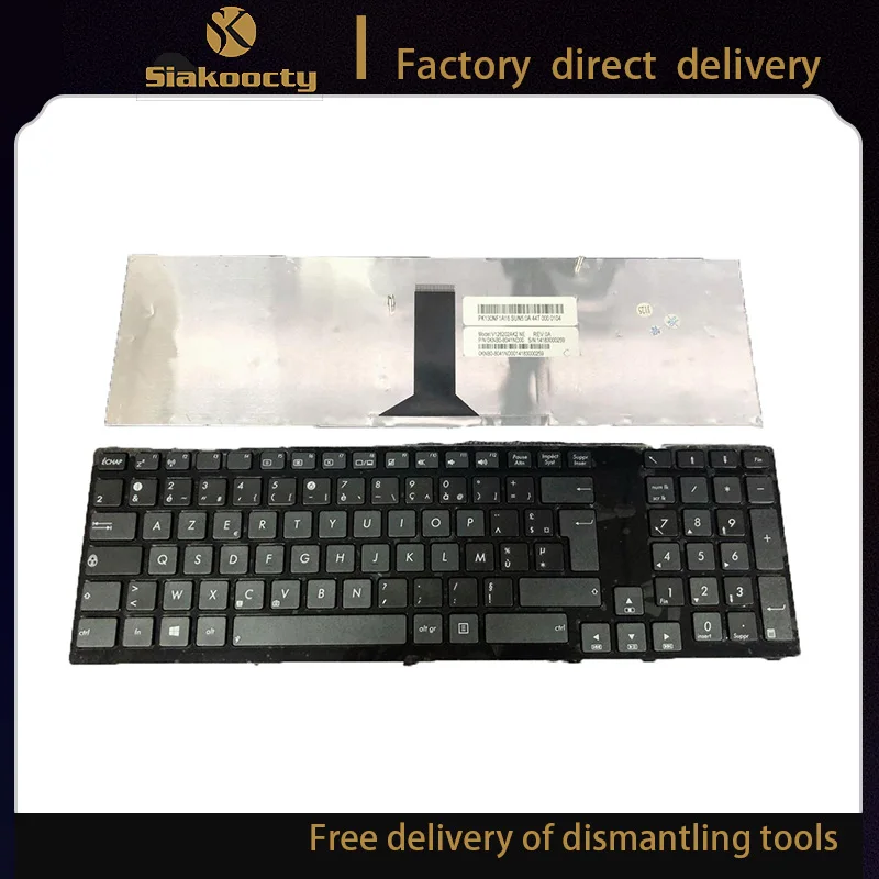 

Siakoocty клавиатура для Asus K93 K93SM K93SV K95 K95VB K95VJ K95VM Black FR