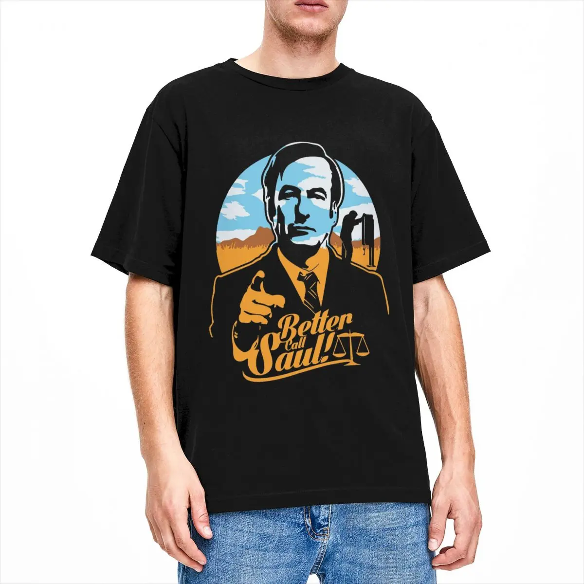 

Рубашка Better Call Saul Goodman Merch, винтажные футболки из 100% хлопка с коротким рукавом и надписью «во все тяжкие», одежда с круглым вырезом