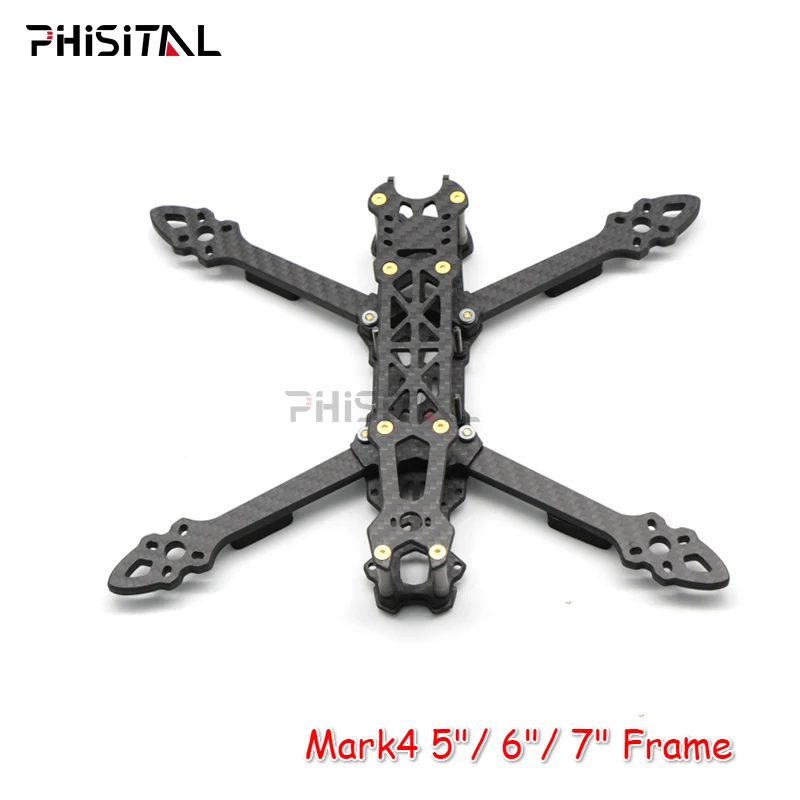 

PHISITAL Mark4 5inch 225mm / 6inch 260mm / 7inch 295mm with 5mm Arm Quadcopter Frame 5" 6" 7" FPV RC Racing Drone