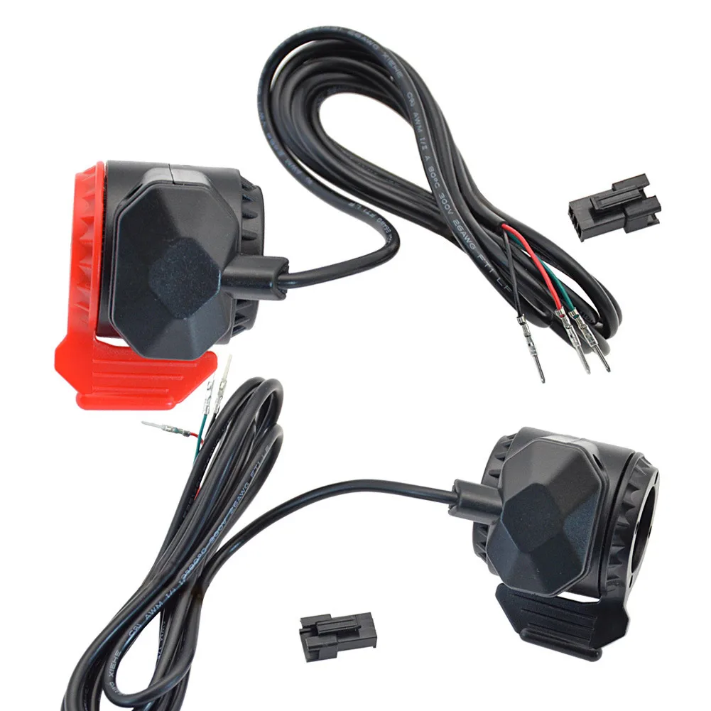 

EBike Electric Bicycle Left Right Thumb Throttle Scooter Connector 168cm Line Length Electric Bicycle Scooter Handlebars Parts
