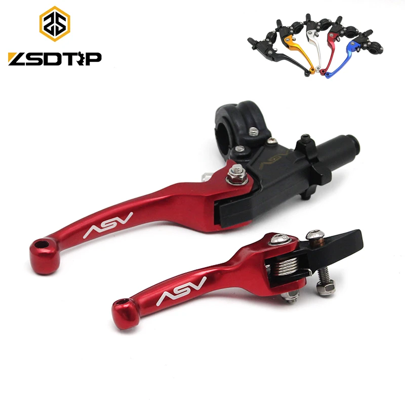 

ZSDTRP Universal ASV F3 2nd Motorcycle CNC Aluminum Brake & Clutch Handlebar Levers For Motocross Pitbike Dirt Pit Bike Handle