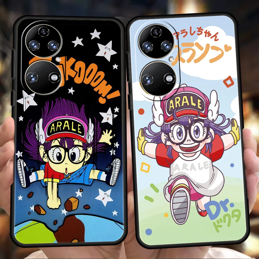

Dr Slump Arale Phone Case for Huawei P20 P30 P50 Pro P20 P30 P40 Lite Y6 Y7 Y9 Y7A Y6P Y9S 2019 P Smart Z 2021 Soft Cover Fundas