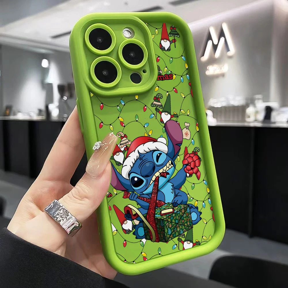 Christmas Gift Stitch Phone Case for Reno12 Reno11 F Oppo A98 A95 A94 A78 A76 A74 A72 A60 A58 A57 A54 A53 A38 A33 A32 Soft Cover