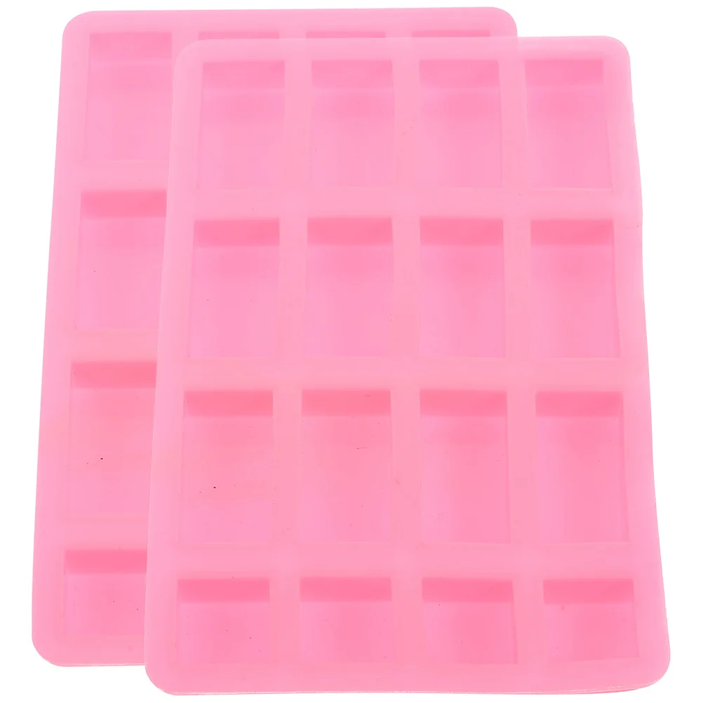 

2 Pcs Blocks Mini Brick Mold Molde Para Resina Silica Gel Making Supplies