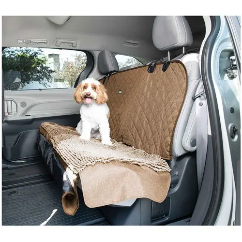 

DGS Pet Products Dirty Dog 3-in-1 Car Seat Cover and Hammock Tan 54" x 61" x 2"