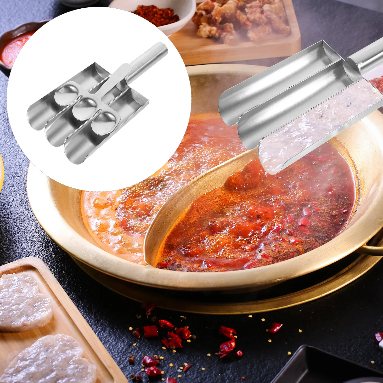 

Shrimp Slider Mold Ball Maker Meatball Tool Metal Rice Kitchen Gadgets Stainless Steel