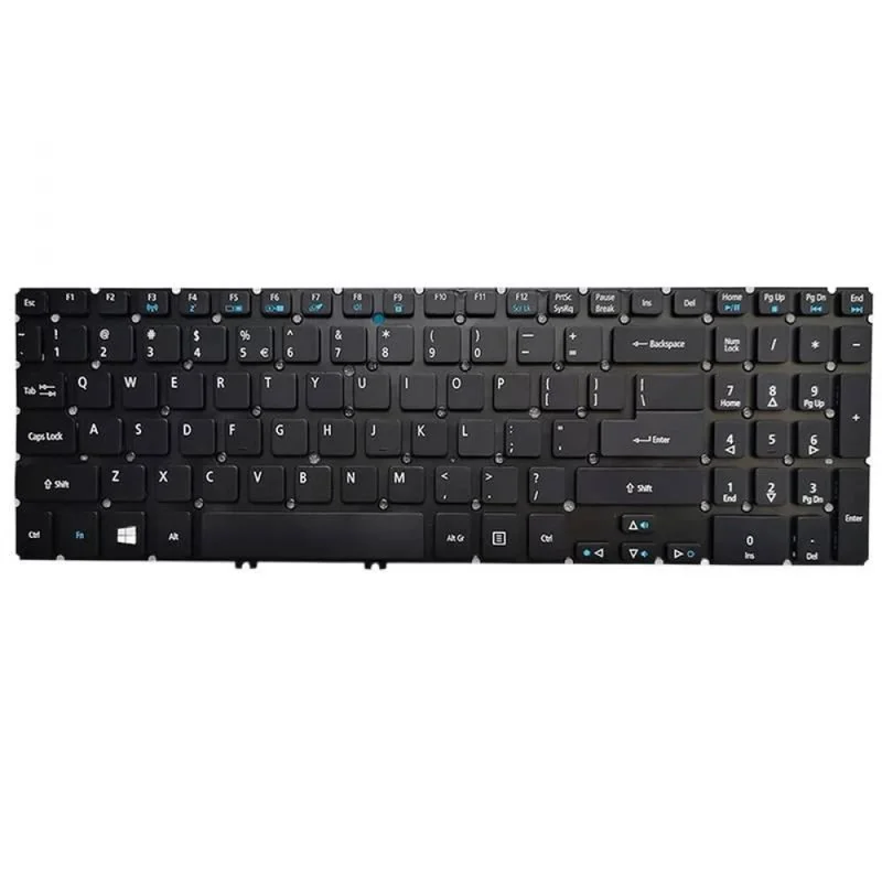 Фото Новая клавиатура для ноутбука с подсветкой (американская раскладка) для Acer V5-531P V5-551G V5-571G V7-581 V7-582 M5-581, запасная часть №1