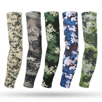 2pcs tactical camouflage sports arm sleeve basketball cycling arm warmer summer running fishing uv sun protection cuff cover