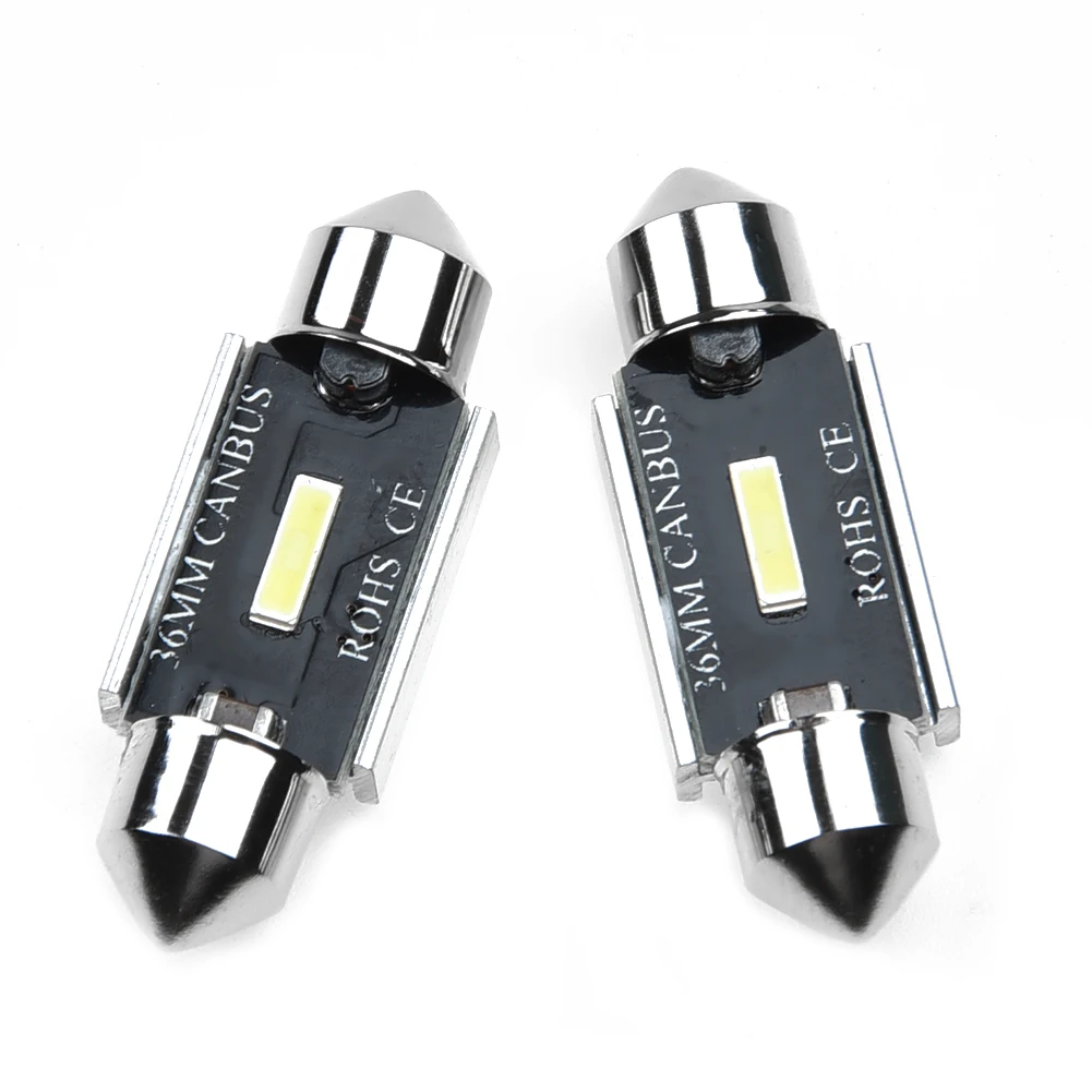 

3W Reading Light 600LM DC 12V 2pcs Door License Plate Replacement Super clear 6000K CSP Chip 1860 Lamp Replaces
