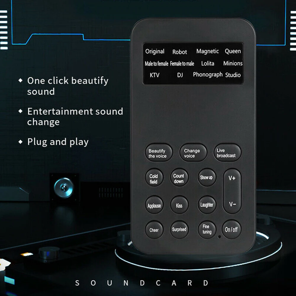 12 различных звуковых преобразователей устройство для замены голоса компьютера