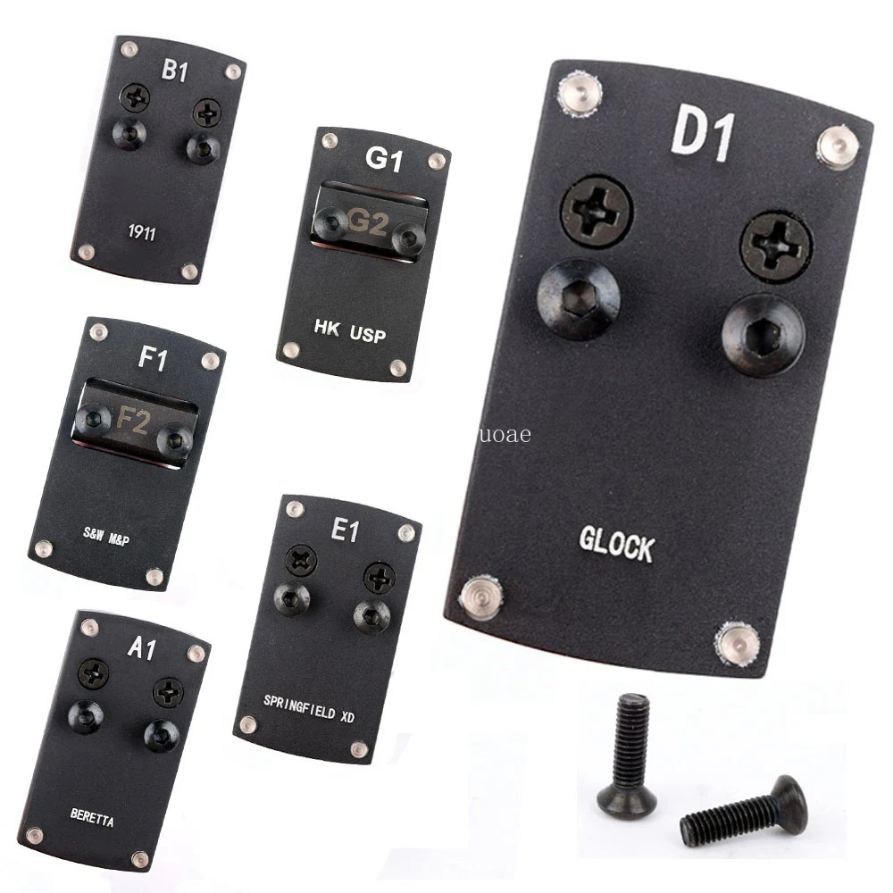 Металлическая оптическая пластина с ЧПУ для Beretta 1911 S&ampW M&ampP HK UPS TS9 Glock подходит Docter