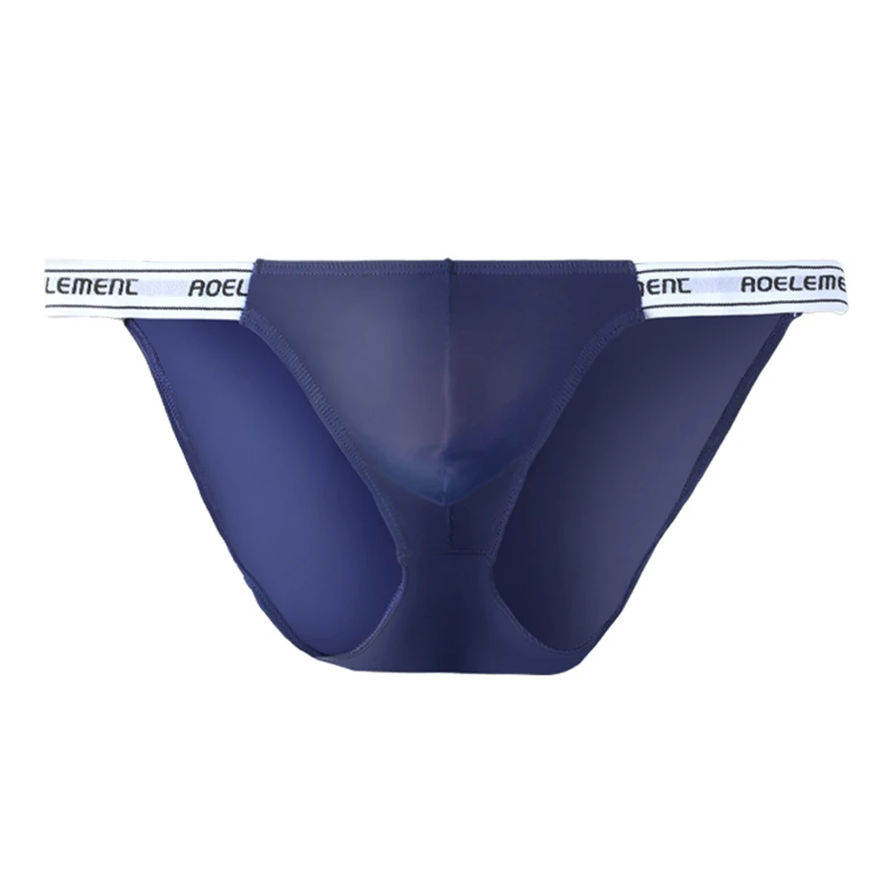 

Ice Silk Briefs Mens Low-rise Sexy Underwear Breathable Underpants Lingerie