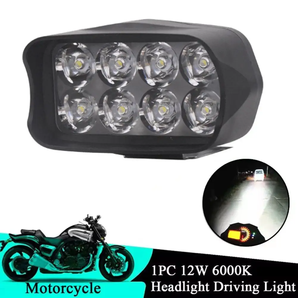 sisi Motorcycle HeadlightLed Driving Lights Waterproof Scooter Spotlight Reflektor Pomocnicze akcesoria przeciwmgielne Światło zewnętrzne Y8a7