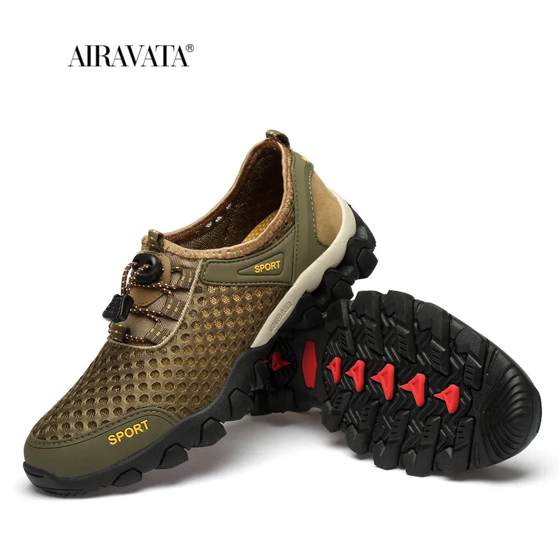 

Кроссовки мужские быстросохнущие, дышащие, для скалолазания, быстросохнущие, для воды, летняя обувь