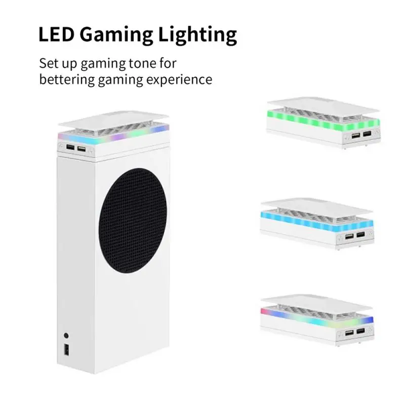 

Innovative Game Console Holder Accesssory Vertical Stand Series S Cooling Fans Convenient High-quality Holder Sleek Durable