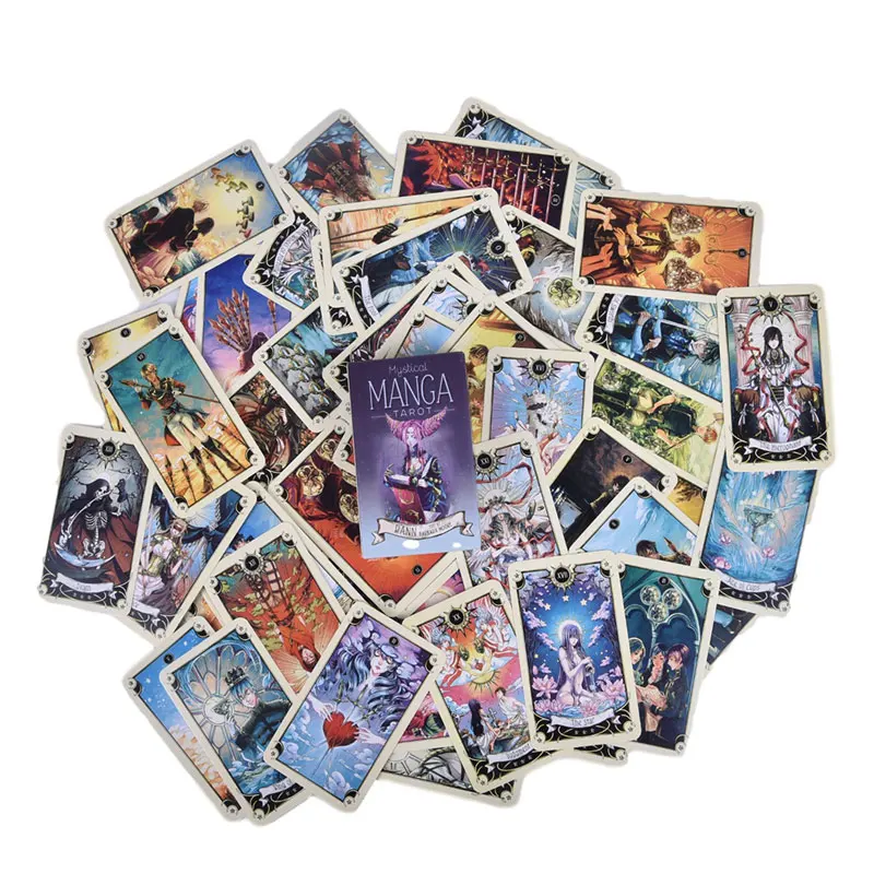 Мистические карты манга Таро аксессуары для колоды английский