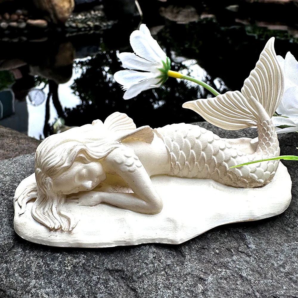 Ледящая Русалка интересная комнатная Гостиная Кабинет наружная садовая статуя