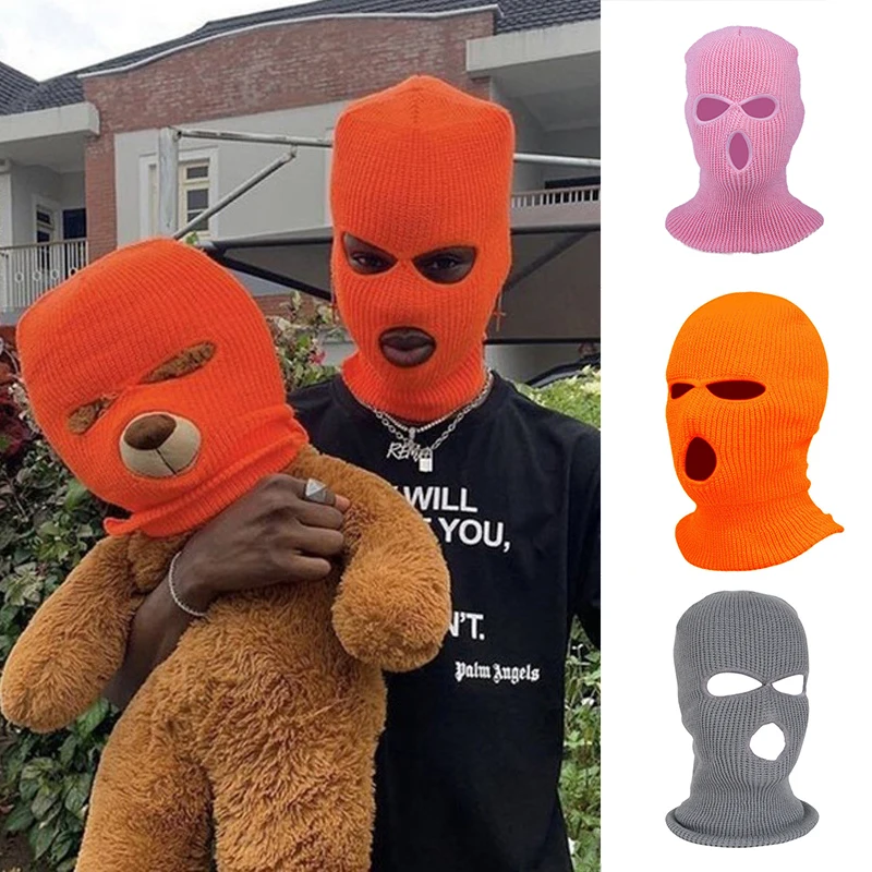 

Army Tactical Mask 3 Hole Full Face Mask Ski Mask Winter Cap Balaclava Motorbike Motorcycle Helmet Full Helmet