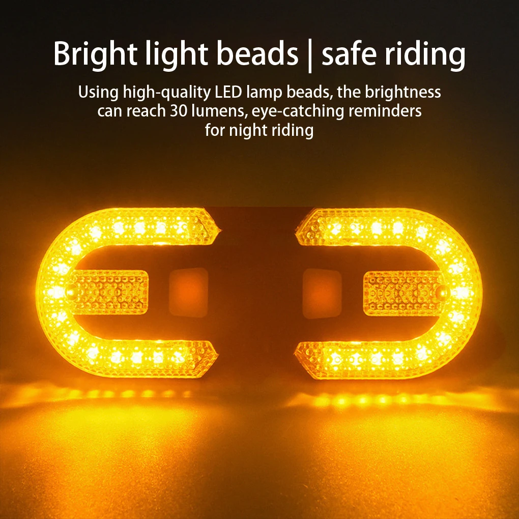 

Bike Light Turn Indicator Rechargeable Adjustable Taillight Rear Lamp