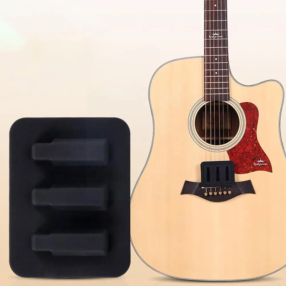 

1pcs Portable Guitar Mute Silicone Silencer Pad Sound and Accessories Guitar Parts Weaken F7F4