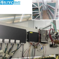 heltec relay smart bms 64s 96s 110s 200v 300v hight voltage bms energy storage system can rs485 for 3 2v lifepo4 battery pack