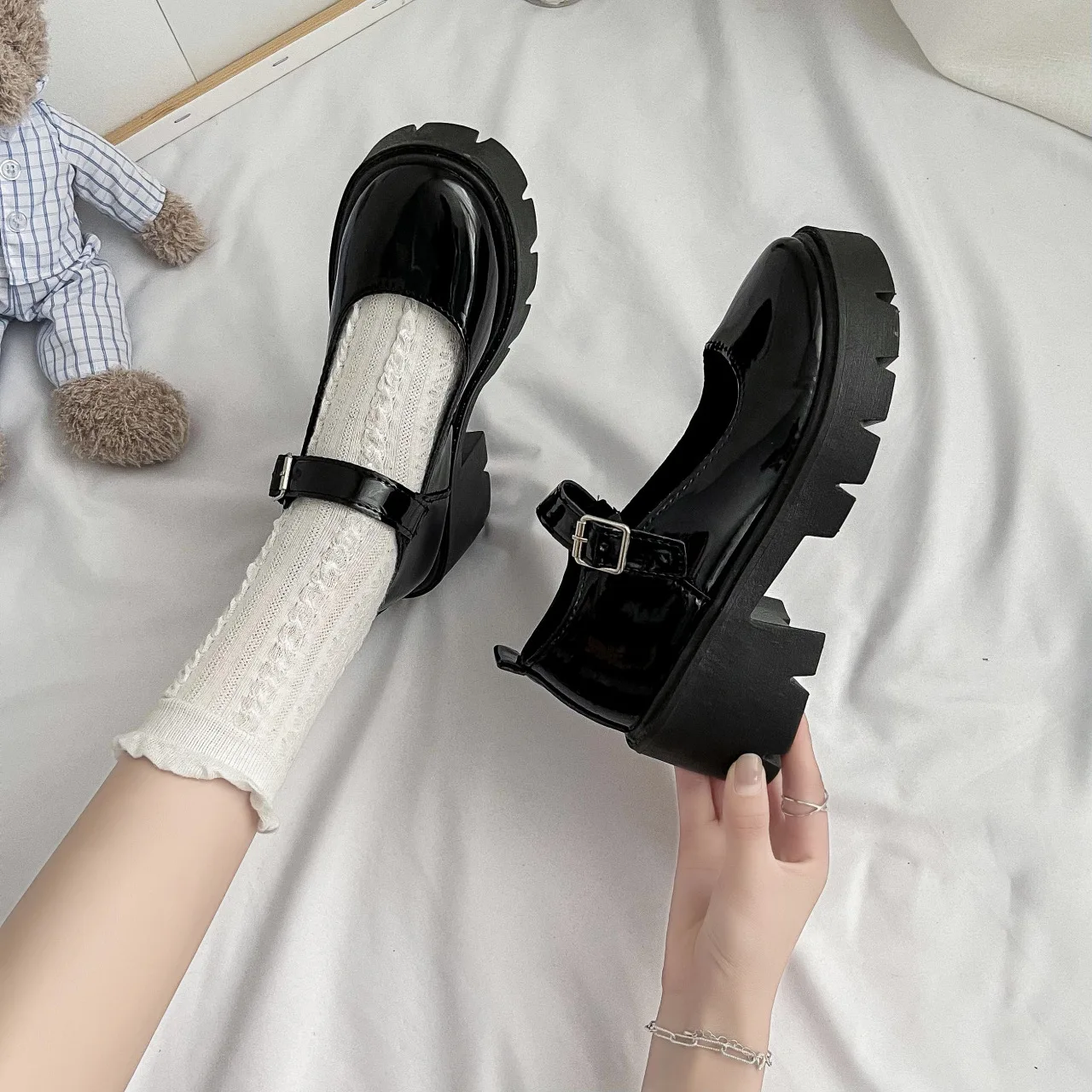 Women heels Shoes mary janes Pumps platform Lolita shoes on heels Women's Japanese Style Vintage Girls High Heel shoes for women